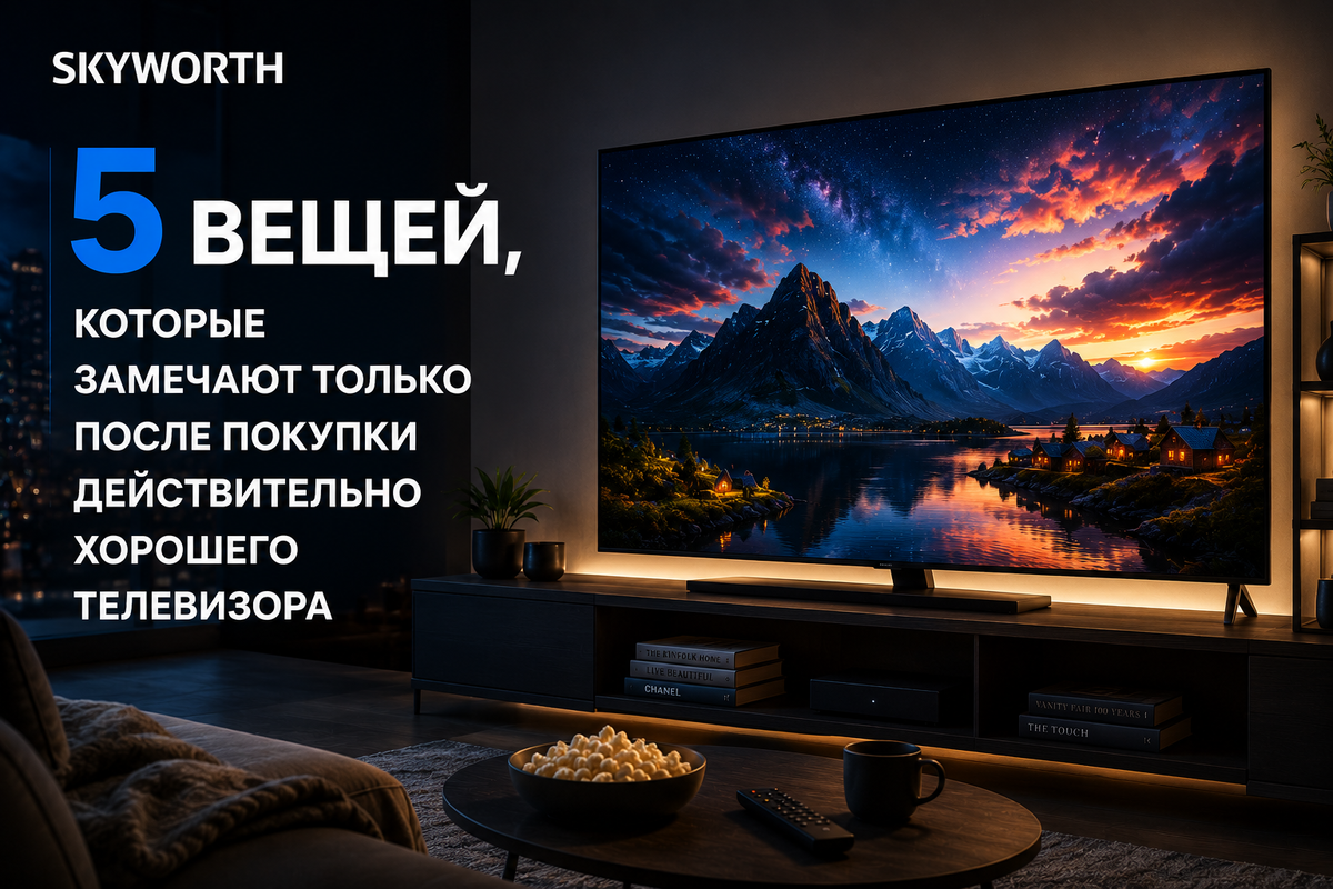 5 вещей, которые замечают только после покупки действительно хорошего телевизора