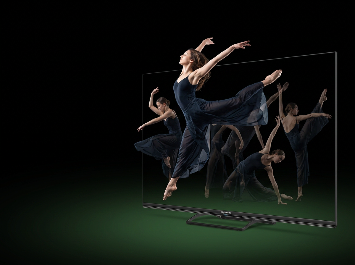 Плавное движение на экране SKYWORTH 75X87G